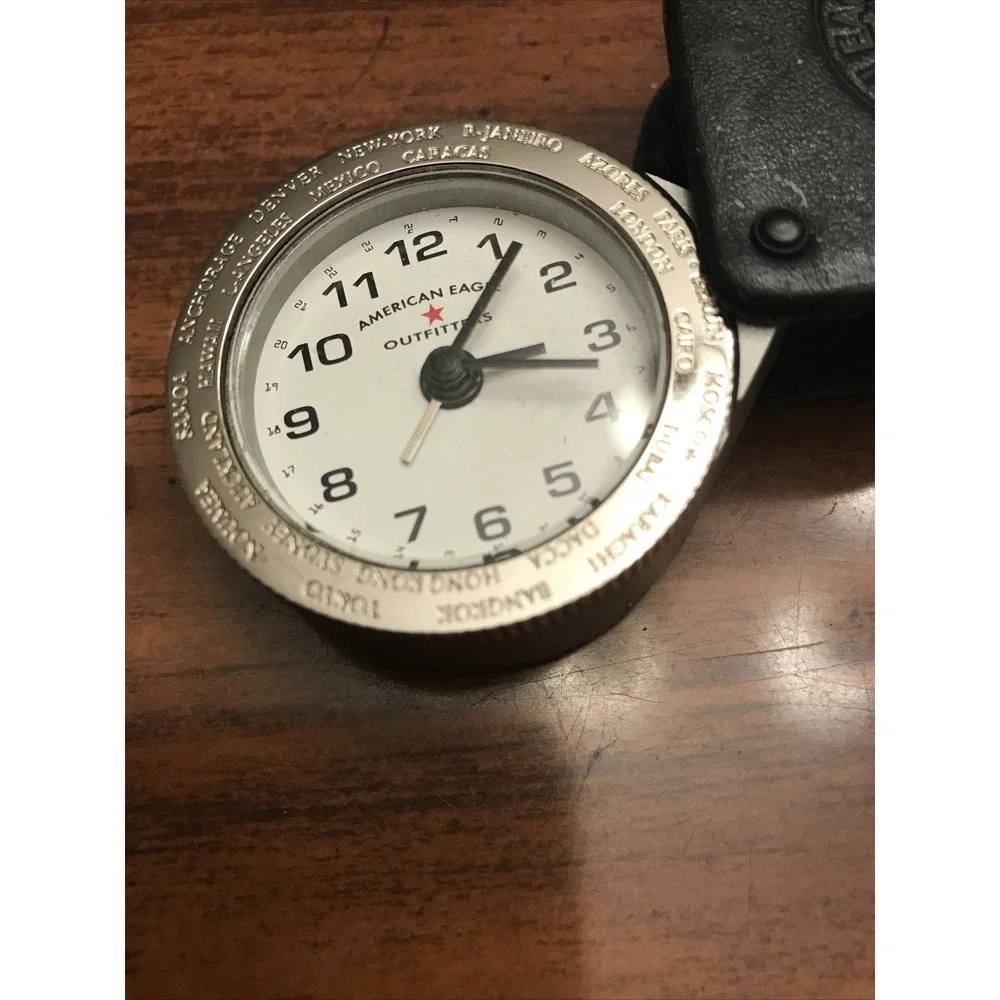 Lot 2 American Eagle Vintage 80's Watches Leather pocket‎